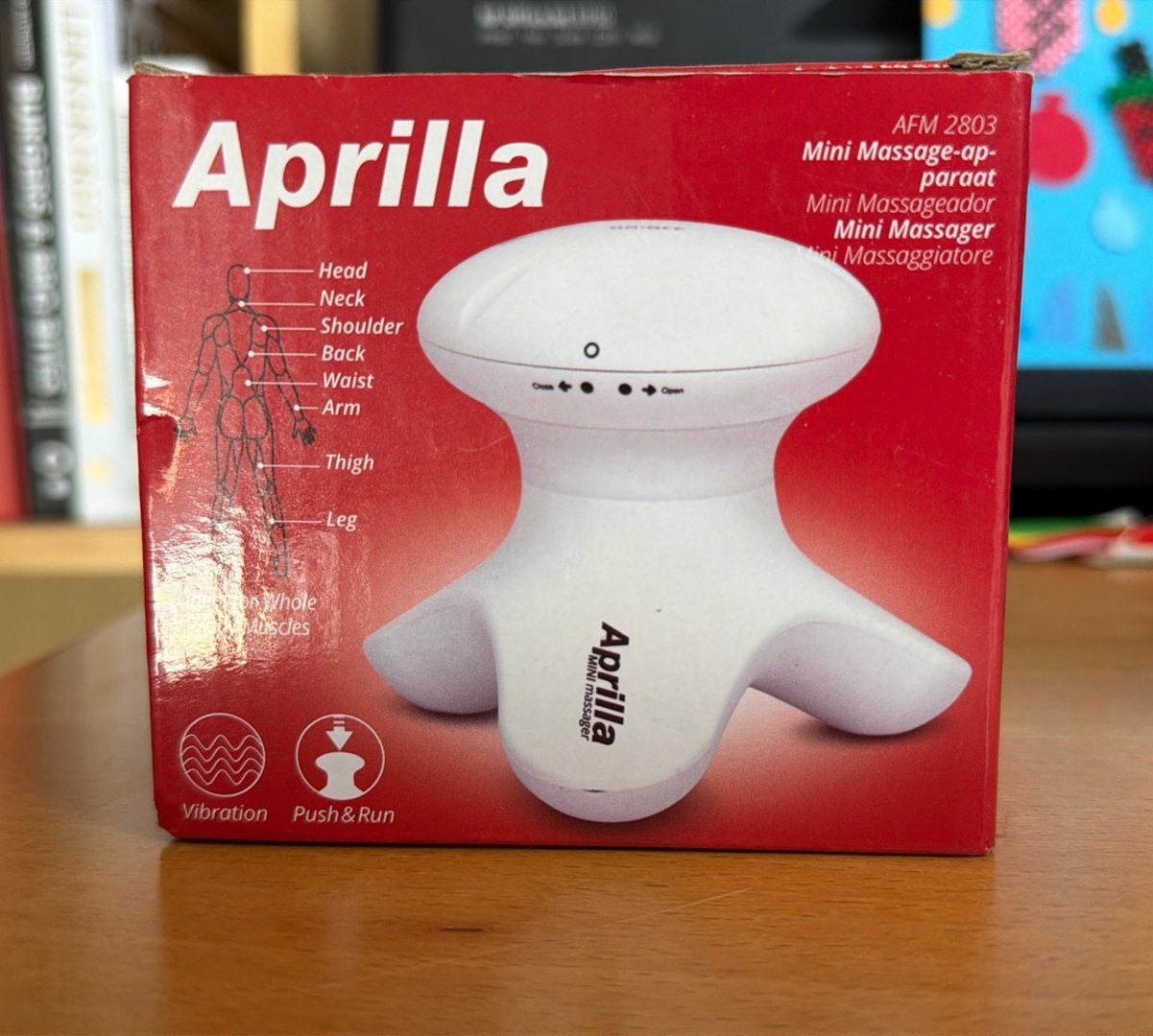 Aprilla mini massage apparaat, Ophalen of Verzenden, Gebruikt, Apparaat