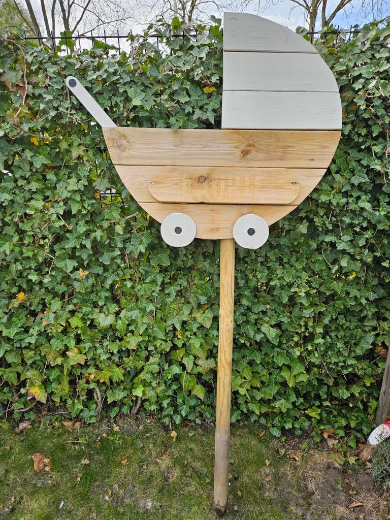 Geboortebord kinderwagen (koop of huur), Ophalen