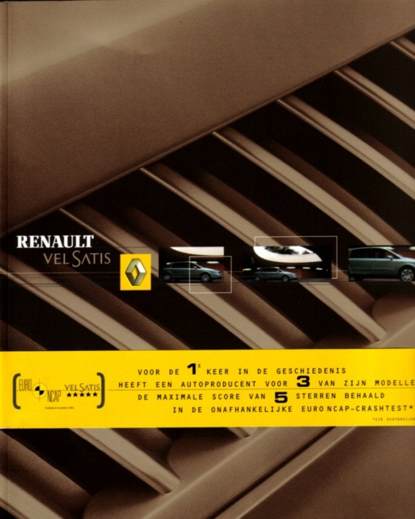 Brochure Renault Vel Satis 2003, Ophalen of Verzenden, Gelezen, Renault