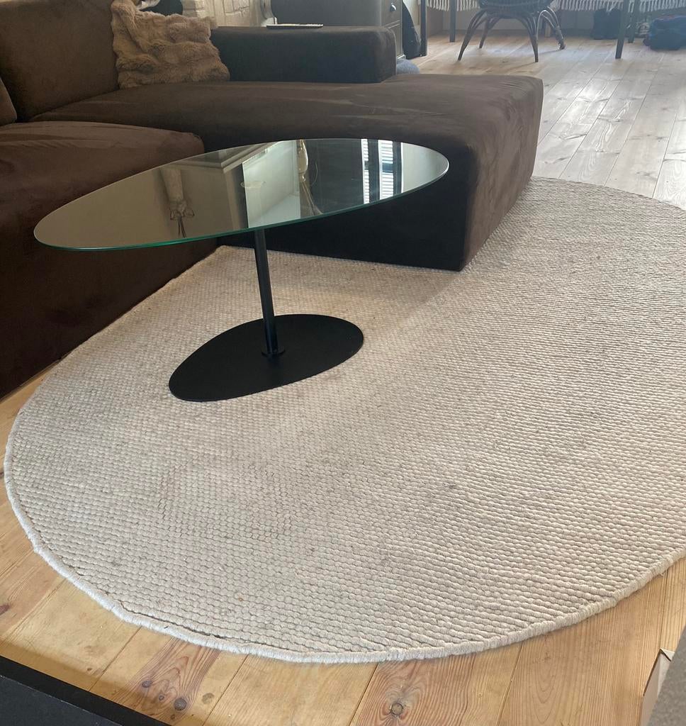 Wollen vloerkleed 230x160cm, Ophalen of Verzenden, Gebruikt, Ovaal, 200 cm of meer