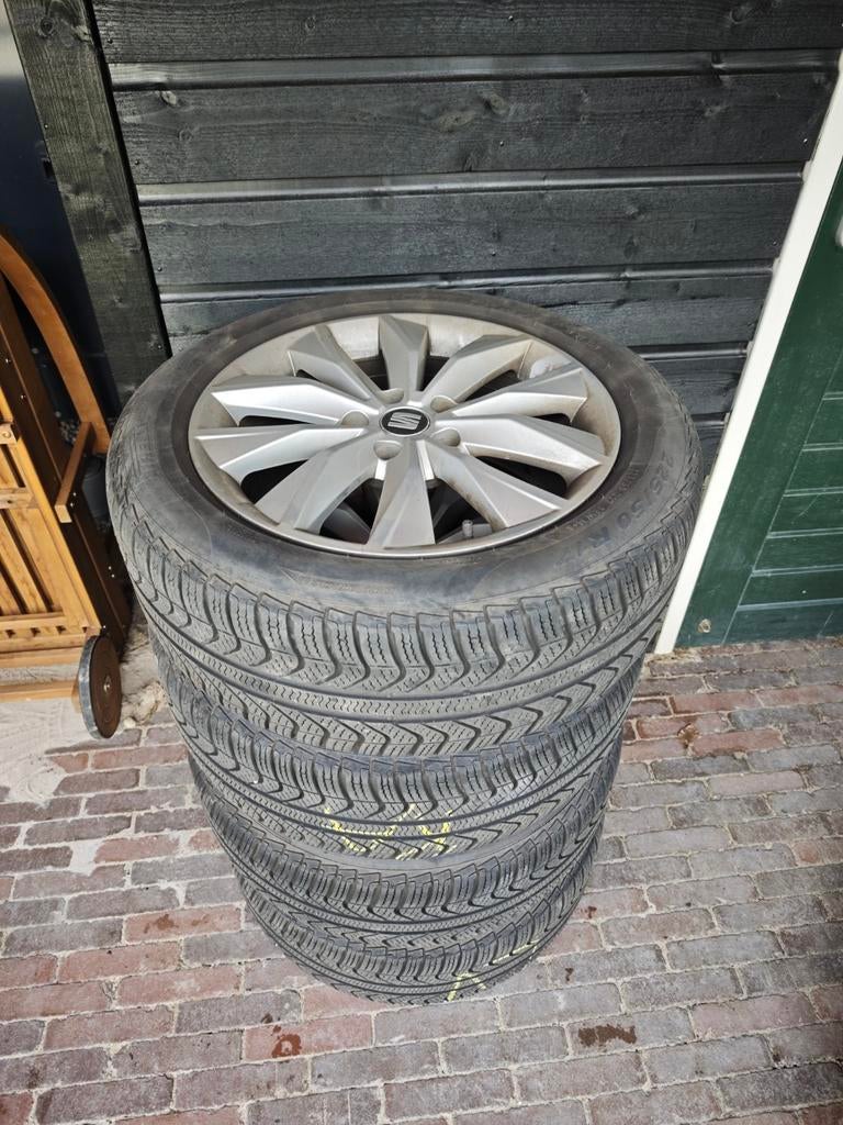 16 inch Seat OEM (Ateca) velgen + Pirelli All Season, Ophalen, Gebruikt, 16 inch, Banden en Velgen