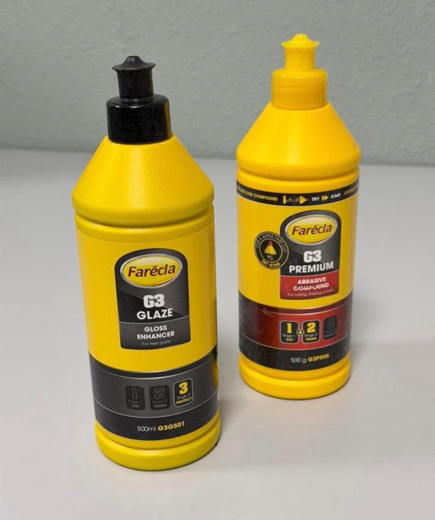 Farécla G3 Premium + G3 Glaze set (500g 500ml) auto poets, Ophalen of Verzenden, H, H, H