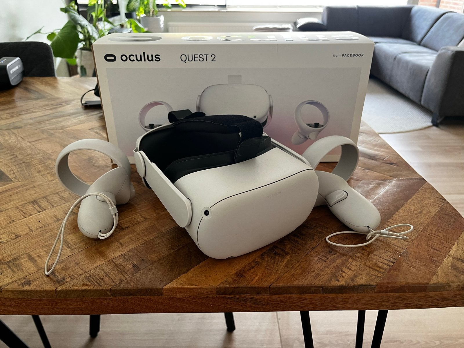 Oculus Quest 2 VR-bril 64GB - Zo goed als nieuw, Spelcomputers en Games, Ophalen of Verzenden, Zo goed als nieuw, VR-bril, Overige platformen