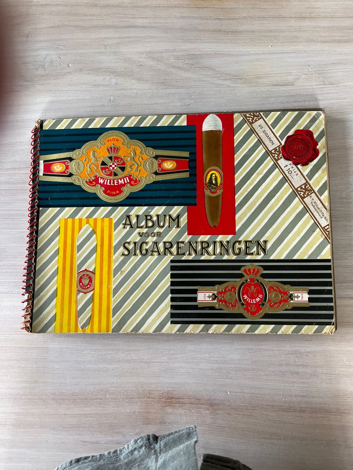 Willem II Sigarenbandjes Album 1959 - Vintage Collectie, Verzamelen, Ophalen, Gebruikt