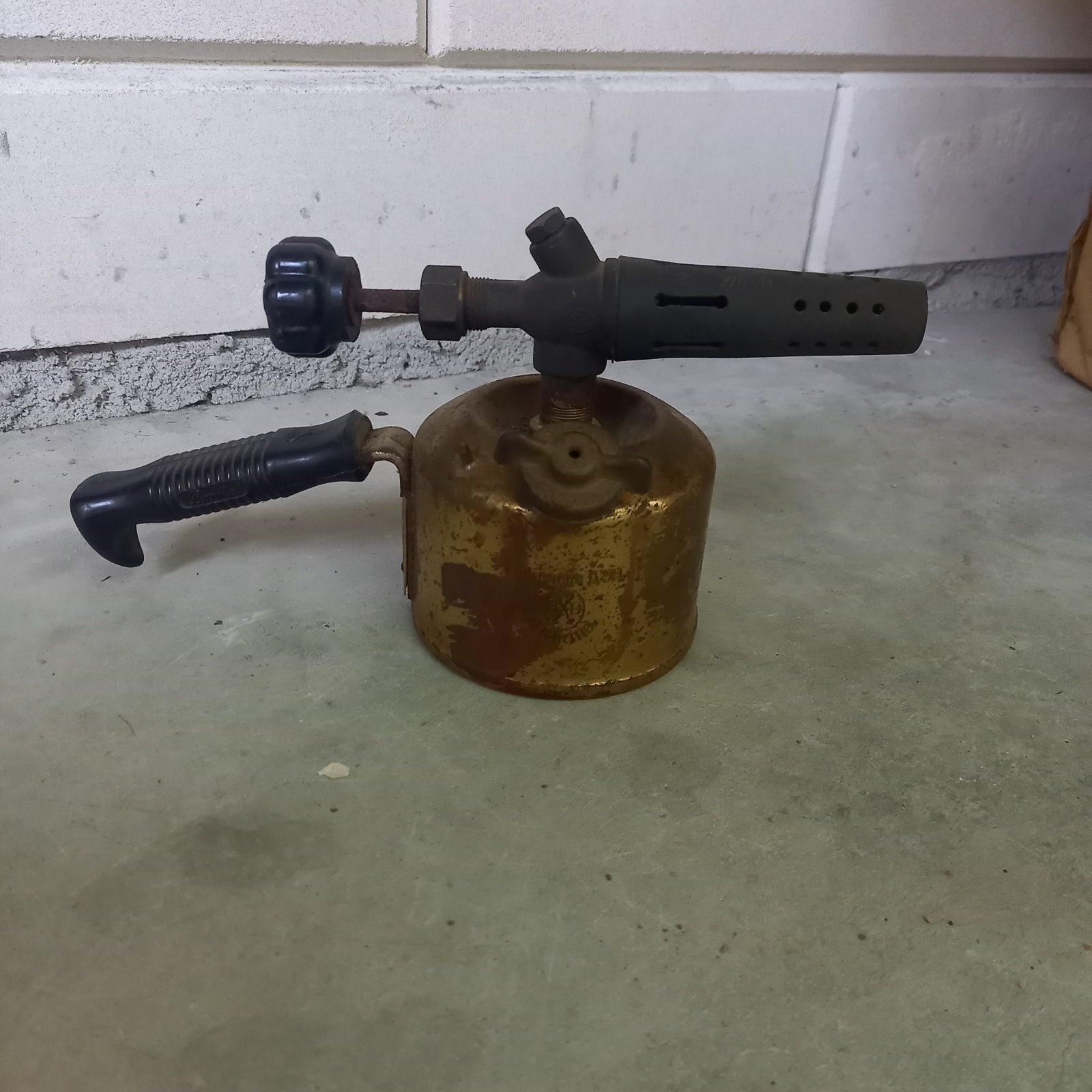 Vintage soldeerbrander / blaaspijp, Antiek en Kunst, Ophalen of Verzenden