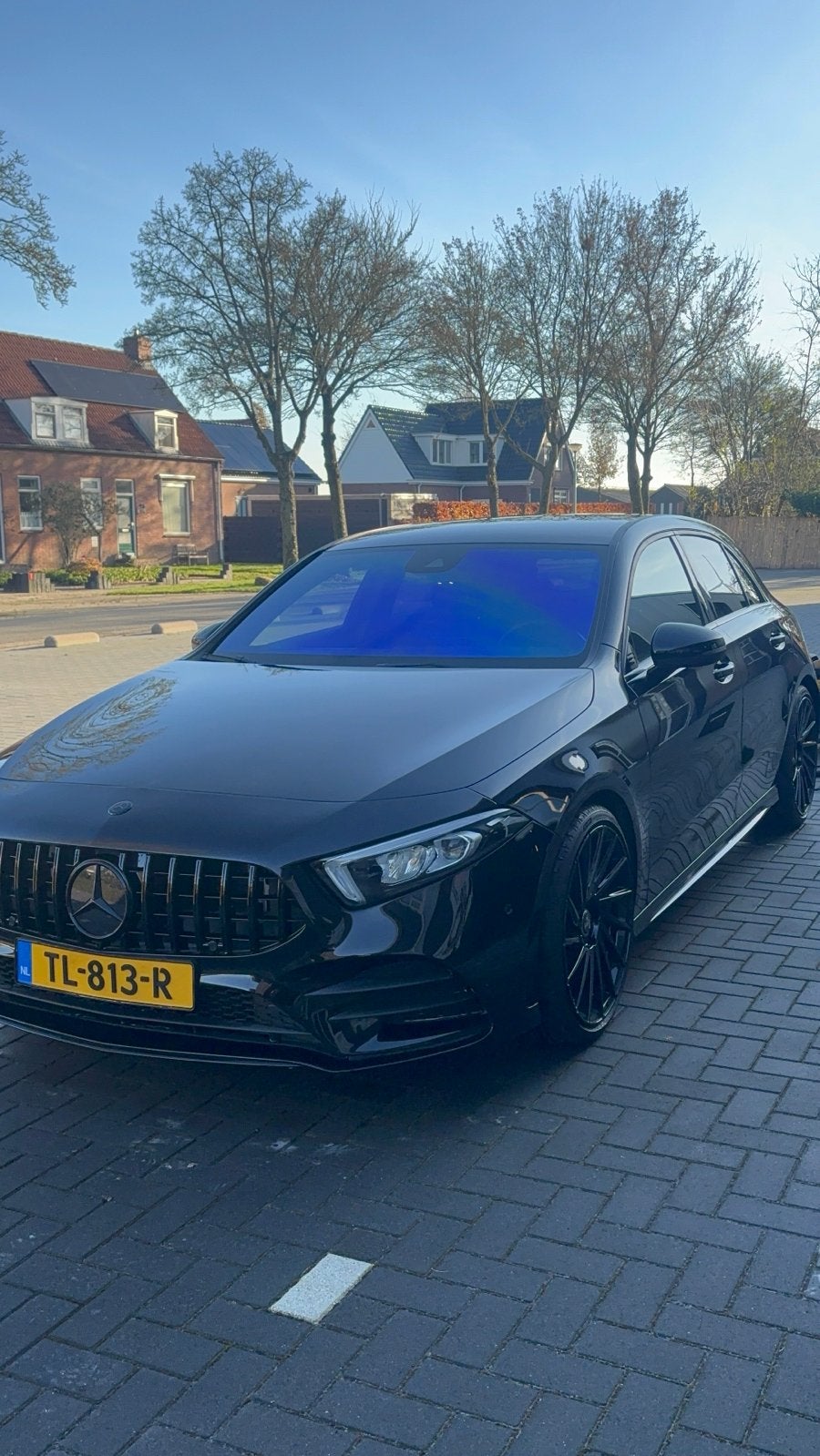 Mercedes-Benz A-Klasse A 200 163pk 7G-DCT 2018 Zwart, 4 cilinders, Origineel Nederlands, Particulier, 1600 kg