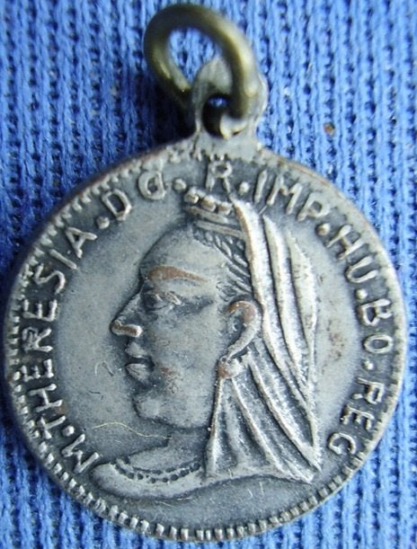 Penning M. Theresa, Postzegels en Munten, Penningen en Medailles, Ophalen of Verzenden, Overige materialen, Nederland