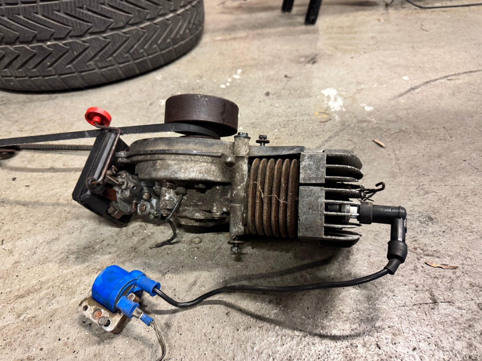 Gilera citta motorblok compleet 50cc 150€ vaste prijs, Ophalen of Verzenden, Gebruikt, Blok