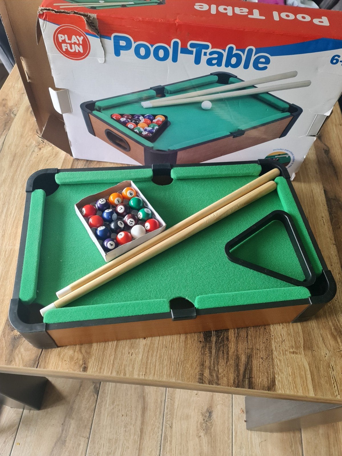 Mini pooltable, Sport en Fitness, Biljarten en Poolen, Ophalen of Verzenden, Pooltafel