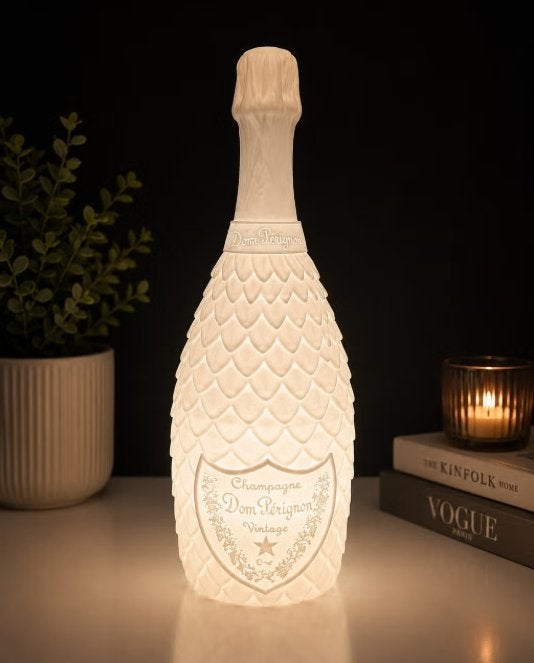Dom Pérignon Fles LED Lamp - Sfeervolle Verlichting, Overige merken, Kunststof, Meerkleurig, Nieuw