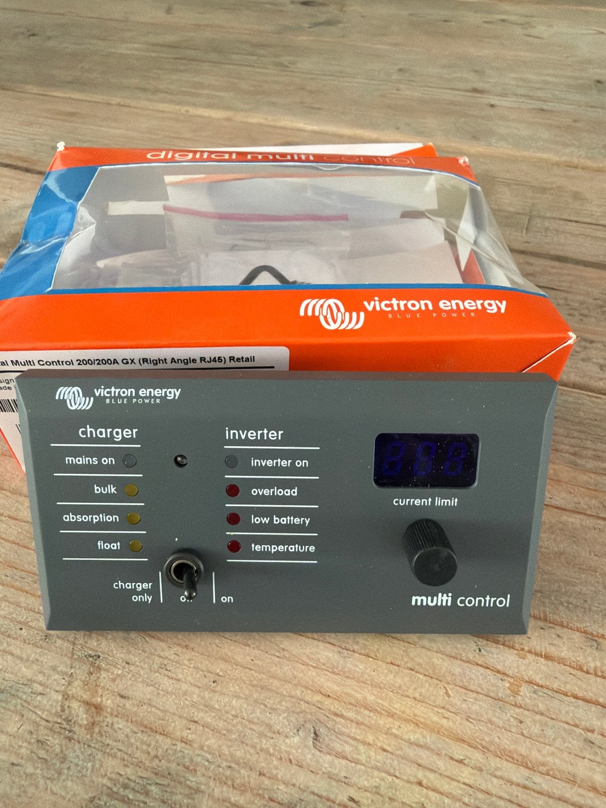 Victron Digital Multi Control 200/200A GX Bedieningspaneel, Ophalen, Nieuw