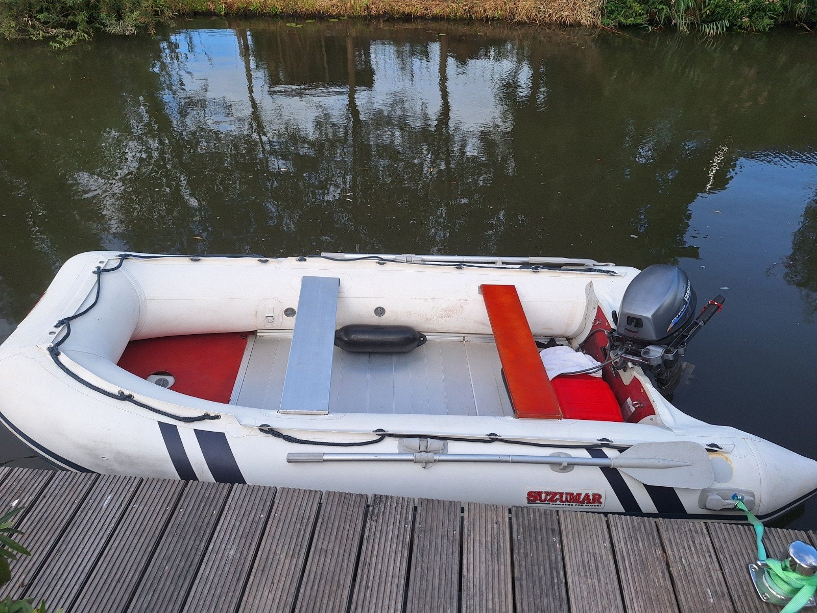 Yamaha 8pk met Suzamar 360, Watersport en Boten, Rubberboten, Ophalen of Verzenden, Buitenboordmotor, Yamaha