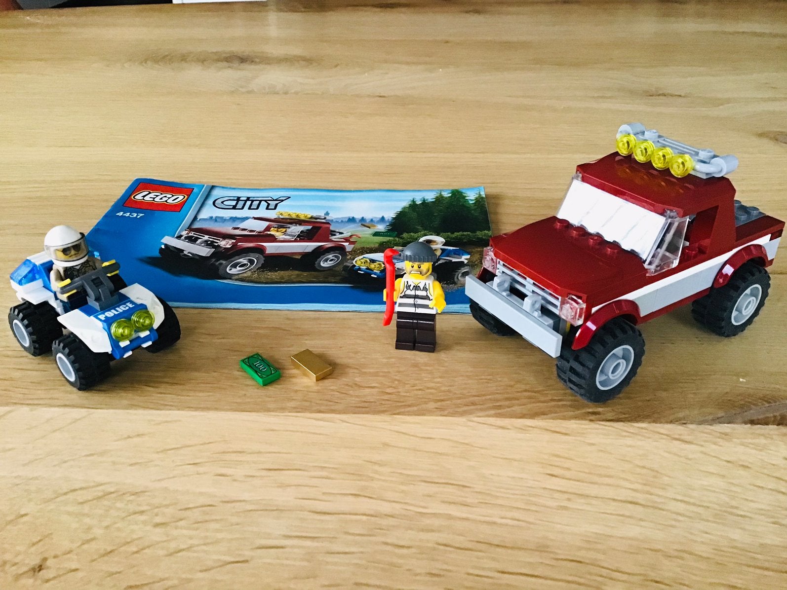 LEGO city 4437, politie achtervolging, compleet en ZGAN, City, Lego, Ophalen of Verzenden, Complete set