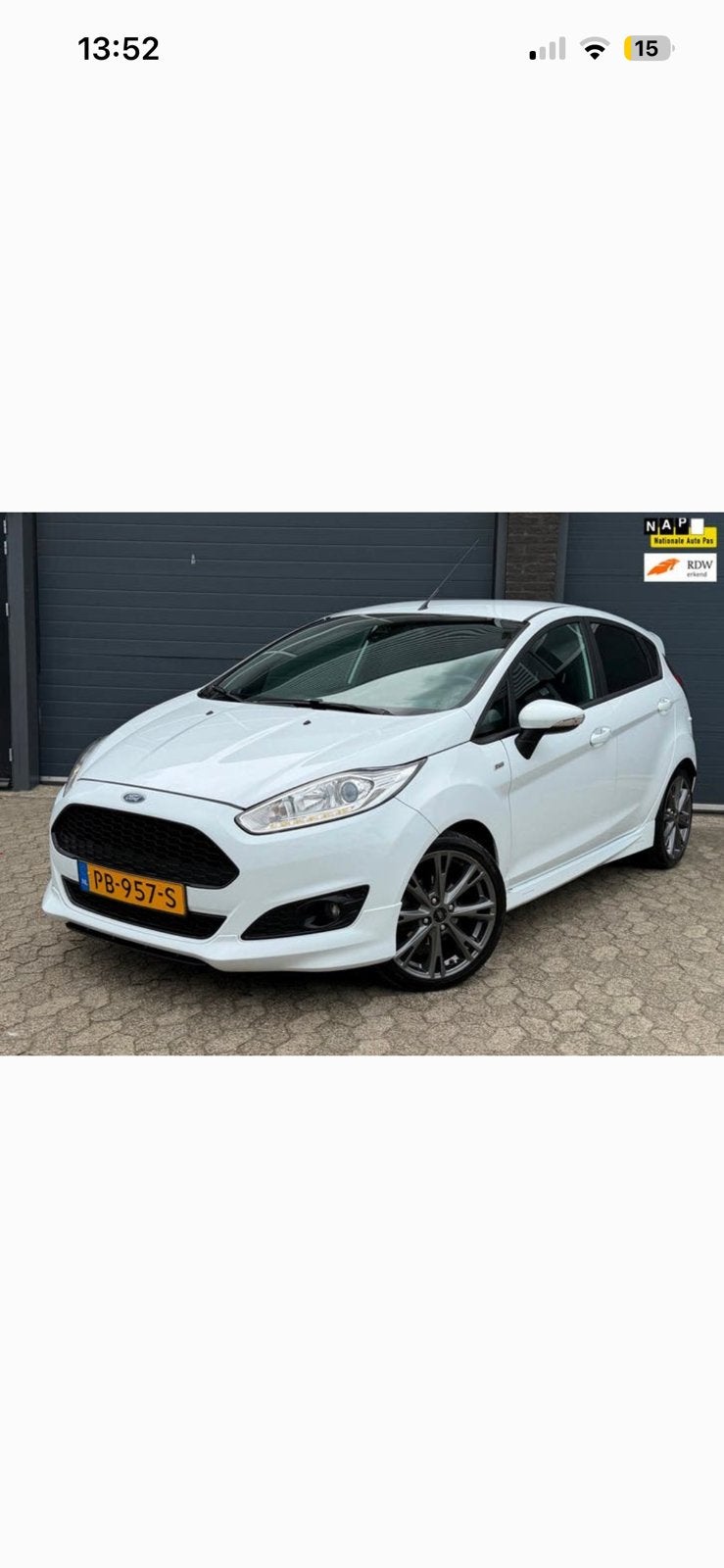 Ford fiesta st-/st gezocht met schade, Ophalen of Verzenden
