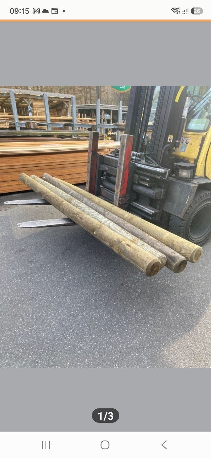 Wie weet waar ik deze palen kan halen ? In tiel, Ophalen of Verzenden, 250 cm of meer, Palen