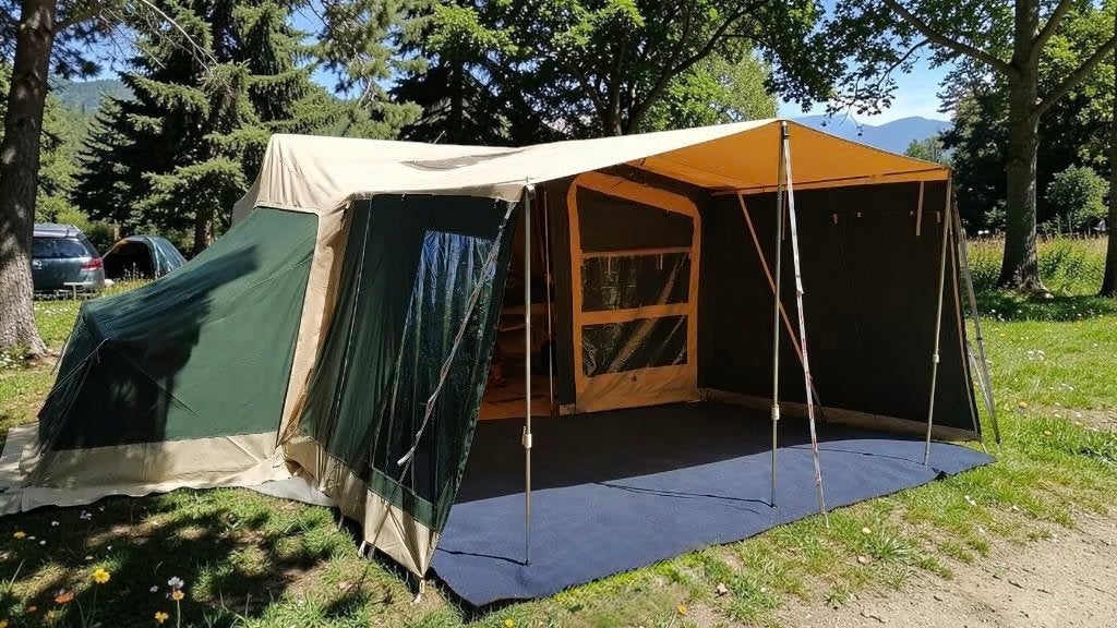 Trigano Odyssee, Caravans en Kamperen, Vouwwagens, Ophalen, Trigano, Aanwezig, Tot en met 6