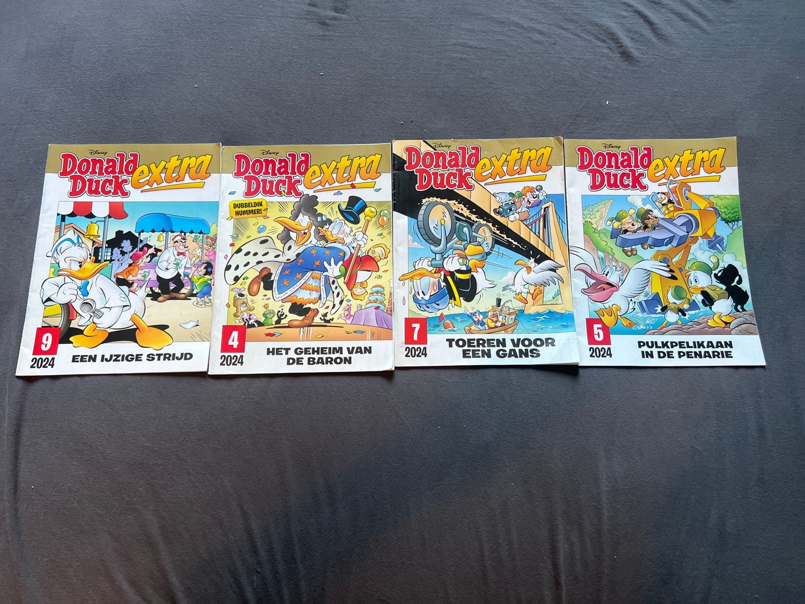 Donald Duck Extra - Complete jaargang 2024 (10 nummers), Complete serie of reeks, Ophalen of Verzenden, Zo goed als nieuw