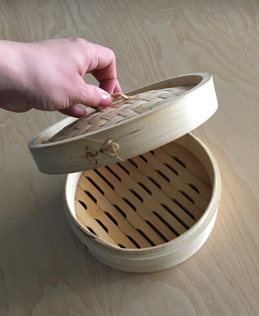 Stoommand voor Dumplings groente etc, Huis en Inrichting, Keuken | Keukenbenodigdheden, Overige typen, Hout, Ophalen of Verzenden