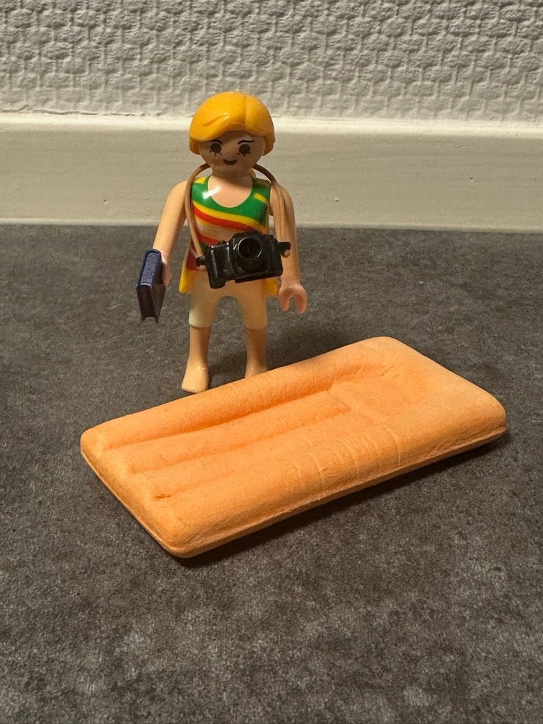 Toeriste met luchtbed 4681 - Playmobil, Ophalen of Verzenden, Gebruikt