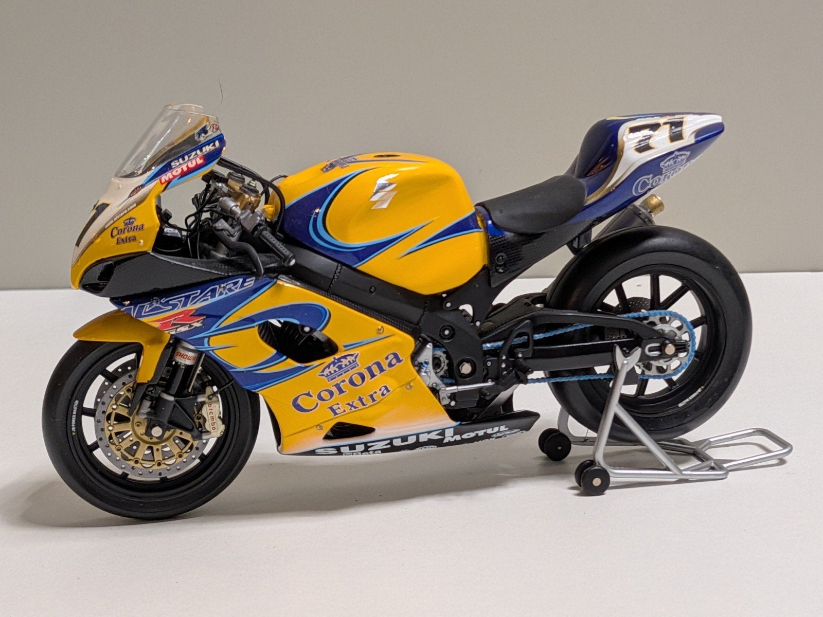 Minichamps: Suzuki GSX-R1000 - Yukio Kagayama - WK Superbike, Ophalen of Verzenden, Zo goed als nieuw, 1:9 t/m 1:12, Motor
