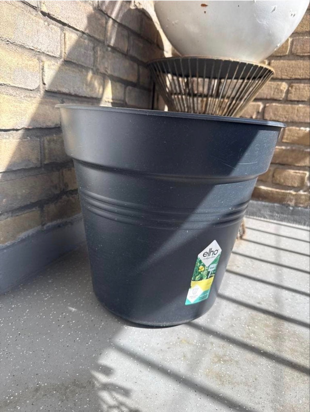 Elho bloempot 35 cm, 20 liter, Kunststof, Rond, Minder dan 40 cm, Ophalen