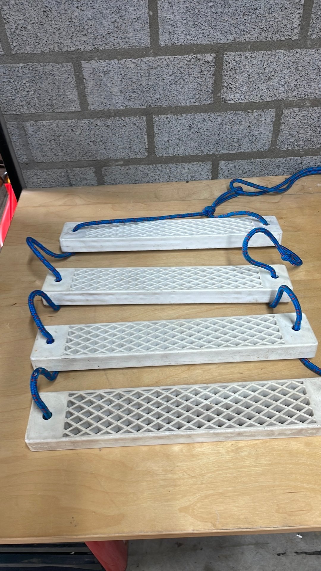 Boot trapje 4 tredens voor rubberboot, Ophalen of Verzenden, Zo goed als nieuw