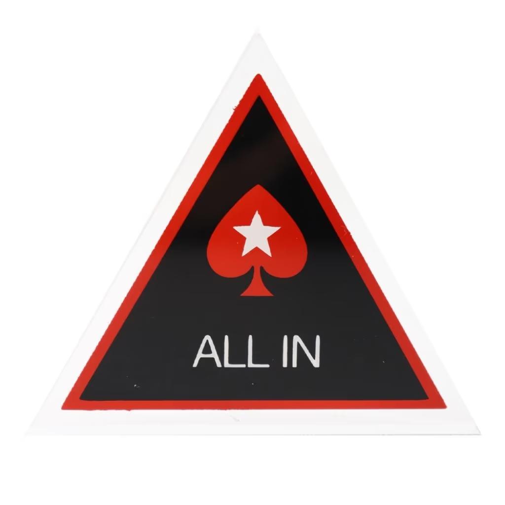All in button - Poker accessoires - Poker fiches - Poker, Cave & Garden, Verzenden, Nieuw, Kouwe Hoek 1B, Waddinxveen