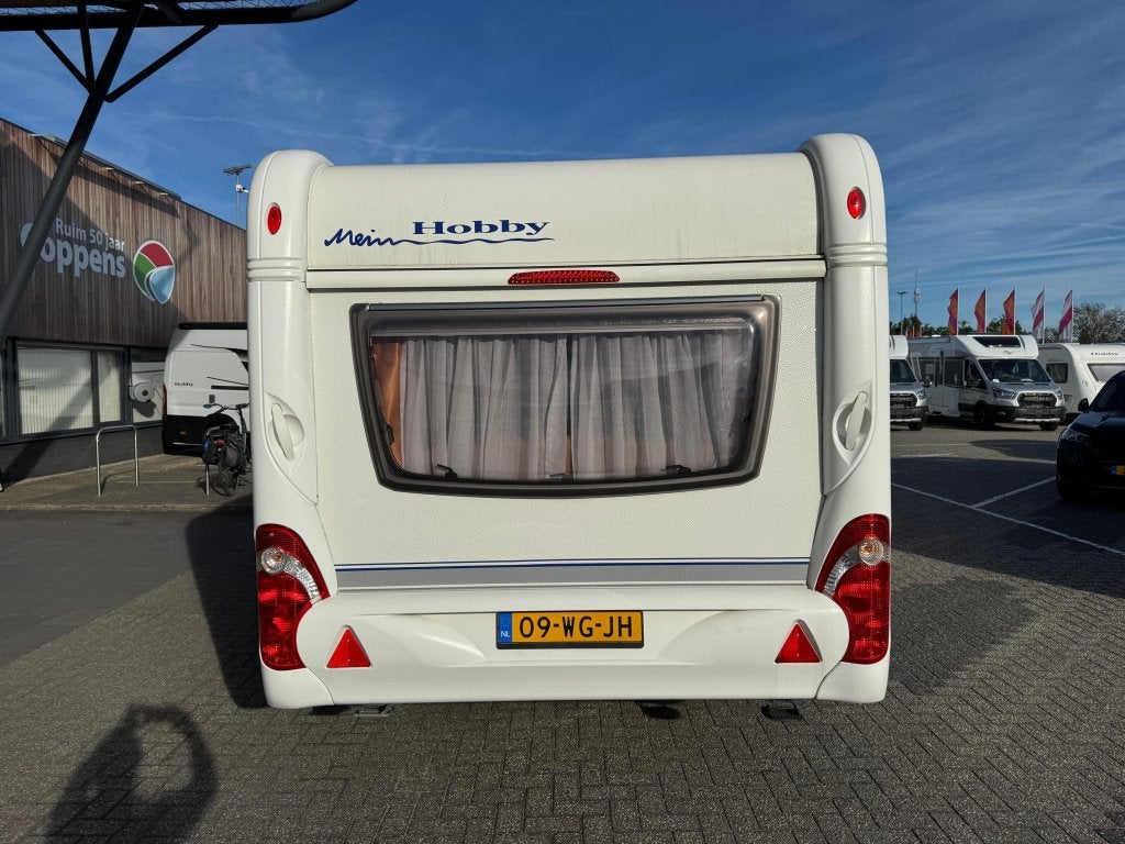 Hobby Excellent 460 UFE 2009 MOVER + TENT 270!!, Caravans en Kamperen, Standaardzit, Bedrijf, Schokbreker, 4 tot 5 meter
