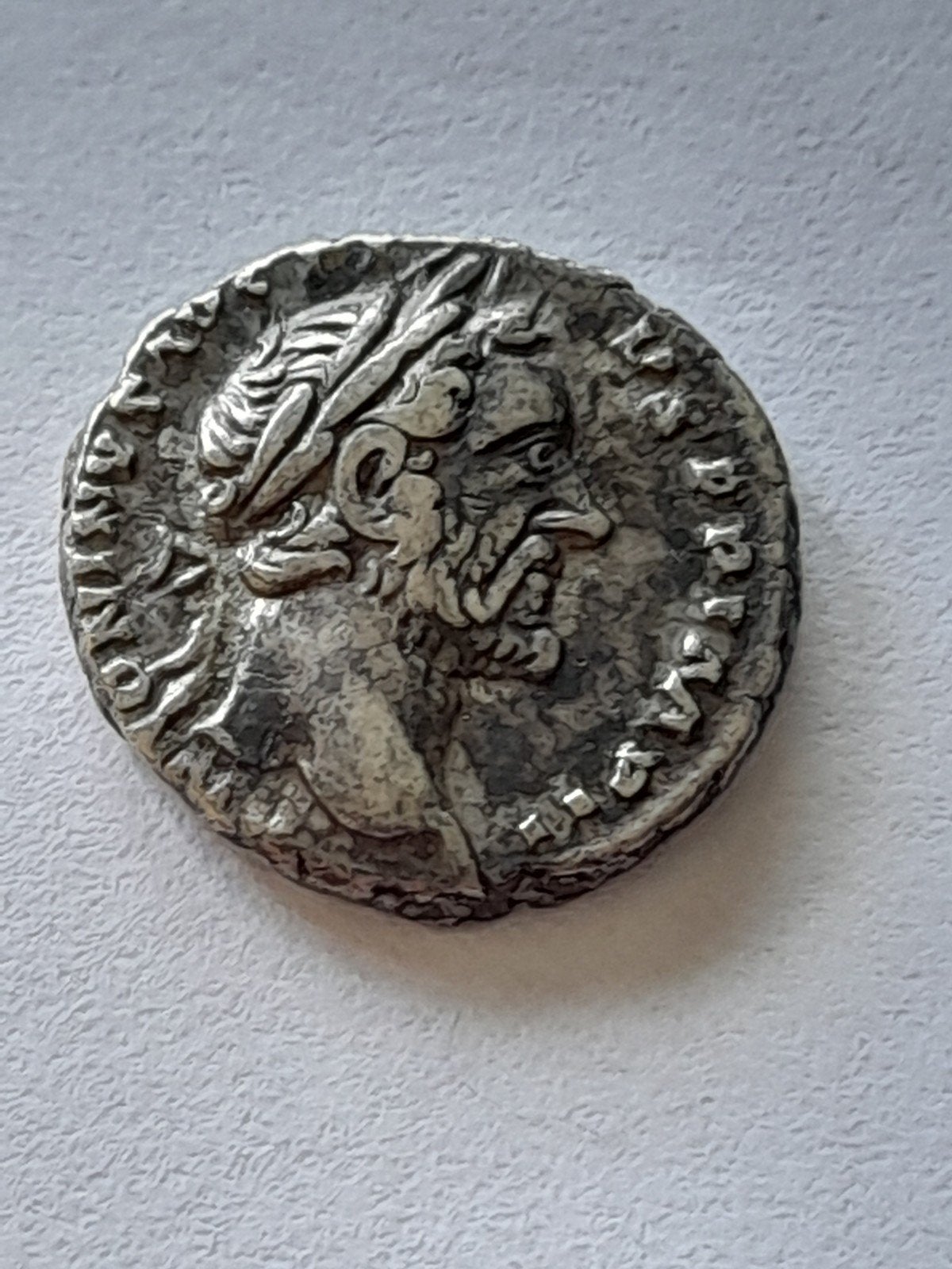 ZILVEREN ROMEINSE DENARIUS ANTONINUS PIUS JAAR  131- 166., Ophalen of Verzenden, Italië