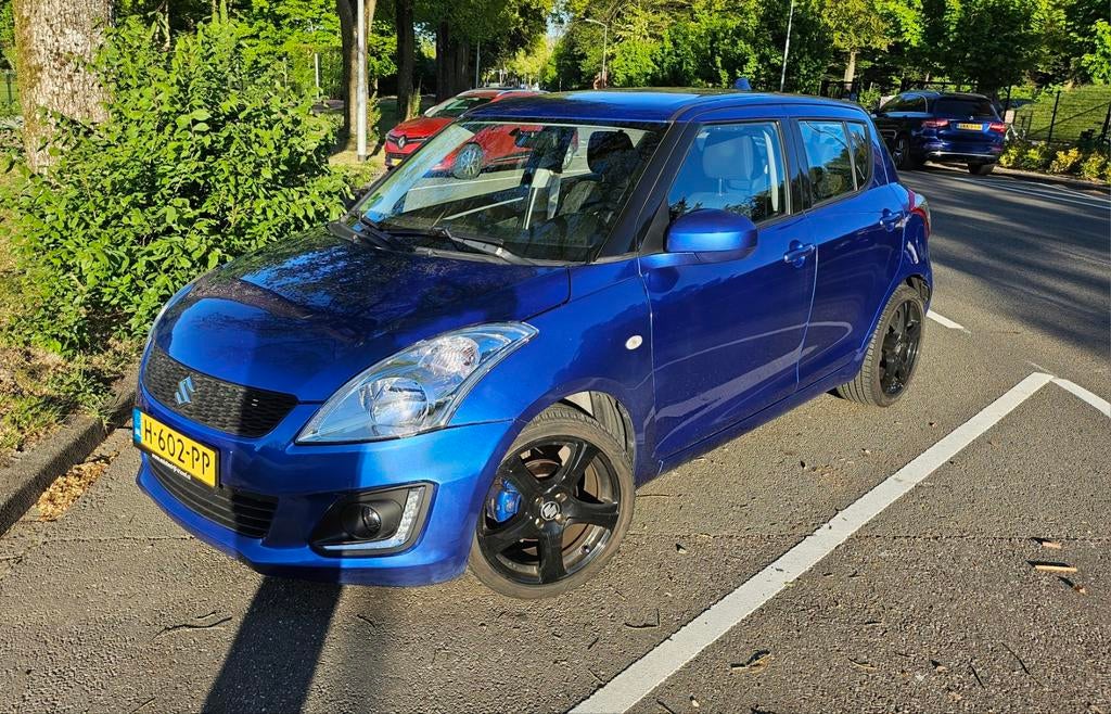 Van een autoliefhebber geweest - Suzuki Swift 5-D 2014 Blauw, Voorwielaandrijving, 94 pk, Stof, 4 cilinders