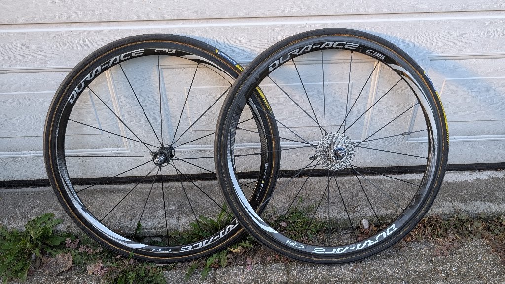 Shimano Dura Ace WH-9000 C35 / Michelin / Ultegra, Wiel, Ophalen of Verzenden, Zo goed als nieuw, Racefiets