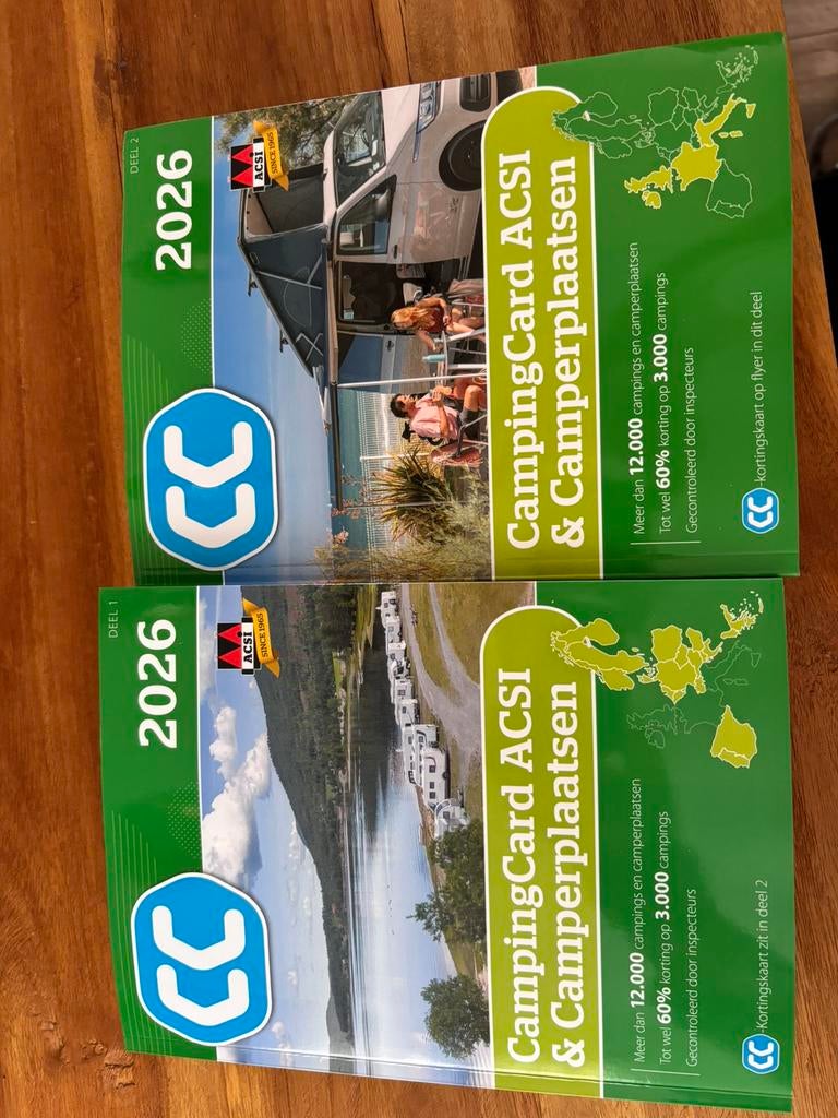 CampingCard ACSI en camperplaatsen 2026-NIEUW, Overige merken, Europa, Nieuw, Ophalen of Verzenden