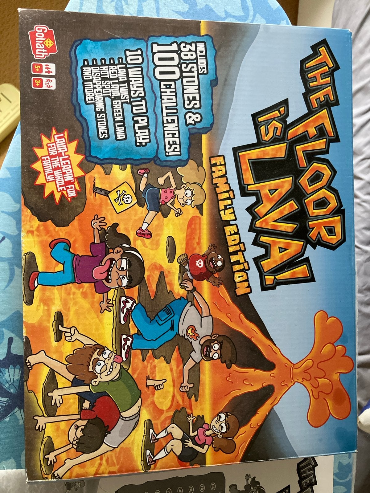 The Floor is Lava! Familiespel - Goliath, Drie of vier spelers, Ophalen, Zo goed als nieuw