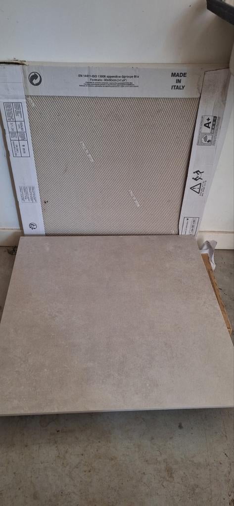 4x Nieuwe Keramische Vloertegels 60x60 cm - Made in Italy, Ophalen, 60 cm of meer, Nieuw, Minder dan 5 m²