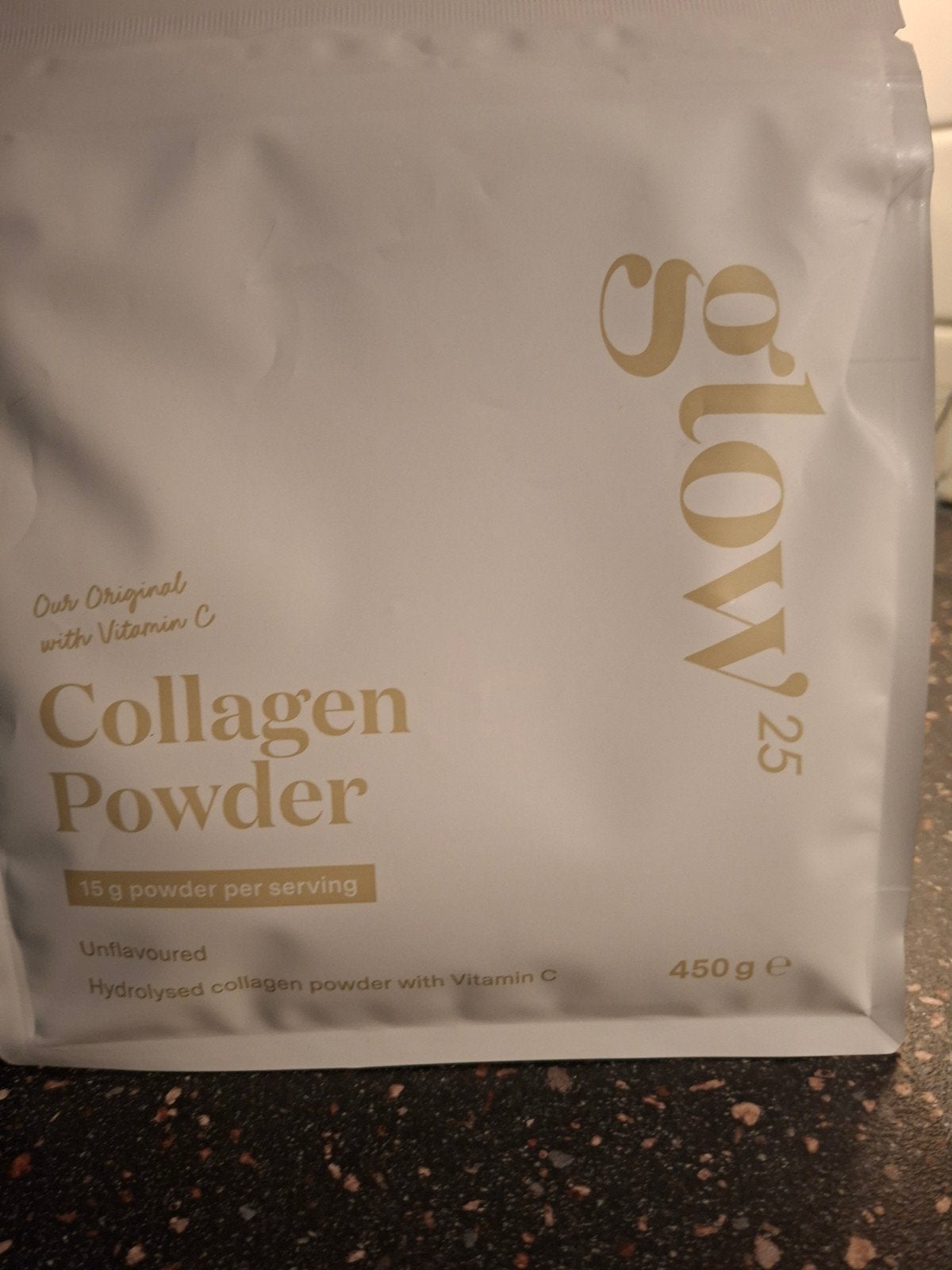 Glow25 Collageen Poeder met Vitamine C - Ongeparfumeerd, Ophalen, Nieuw, Poeder of Drank