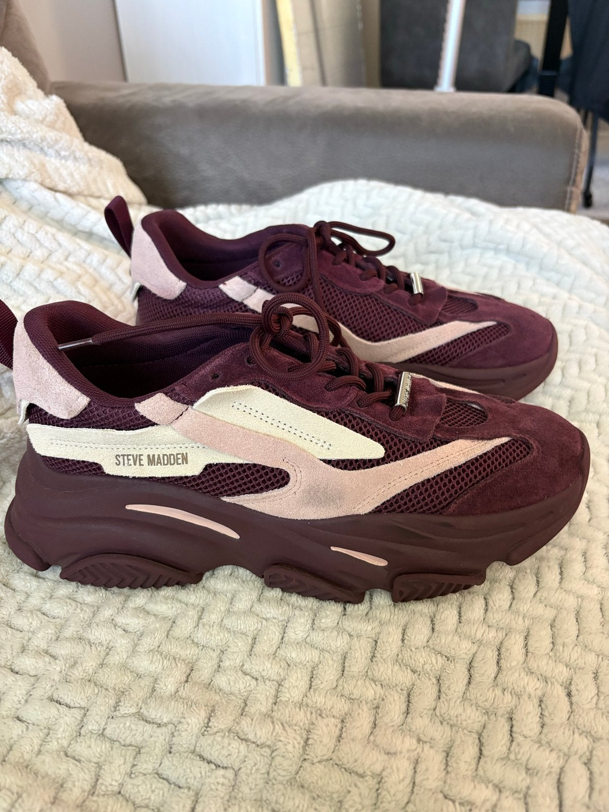 Steve Madden Possession-E Sneakers WNE/PINK, Overige kleuren, Ophalen of Verzenden, Sneakers of Gympen, Zo goed als nieuw