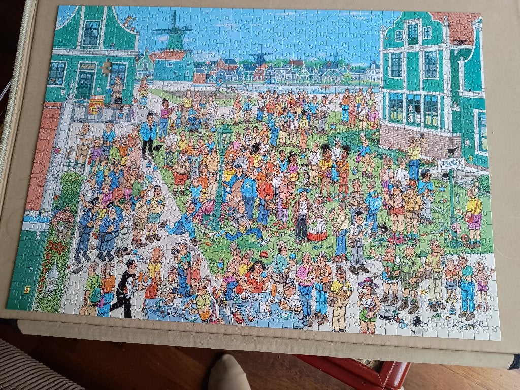 Jan van Haasteren puzzel, Ophalen, 500 t/m 1500 stukjes, Zo goed als nieuw, Legpuzzel
