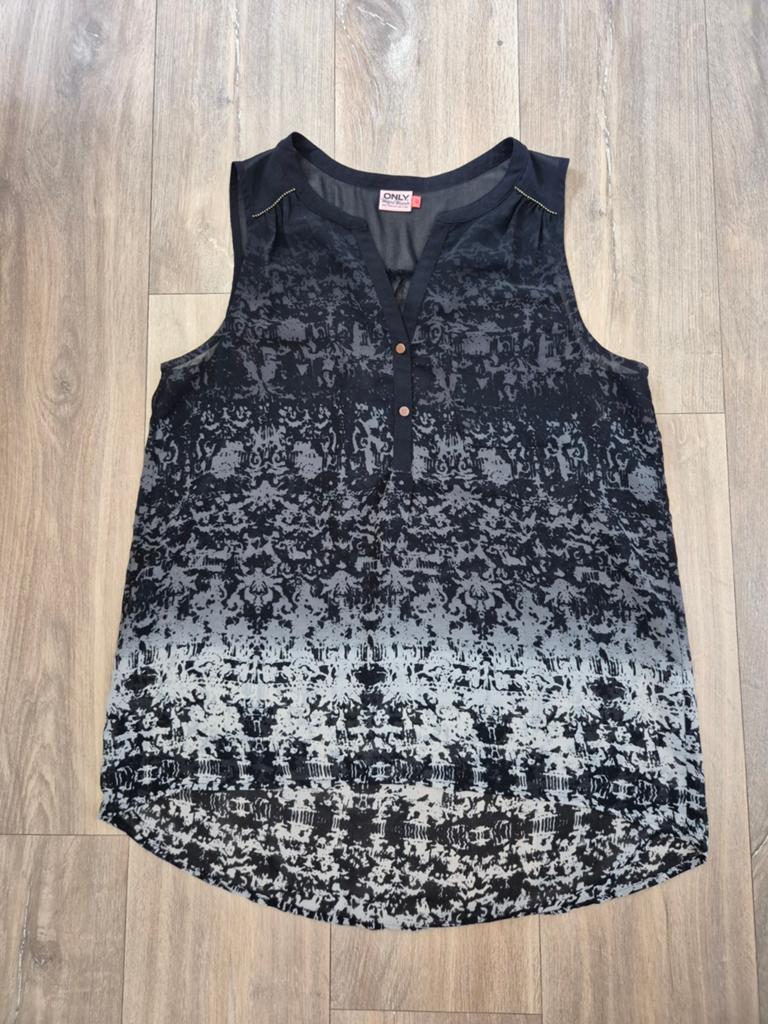 Mouwloze blouse van Only, Kleding | Dames, Tops, Only, Beige, Maat 42/44 (L), Ophalen of Verzenden