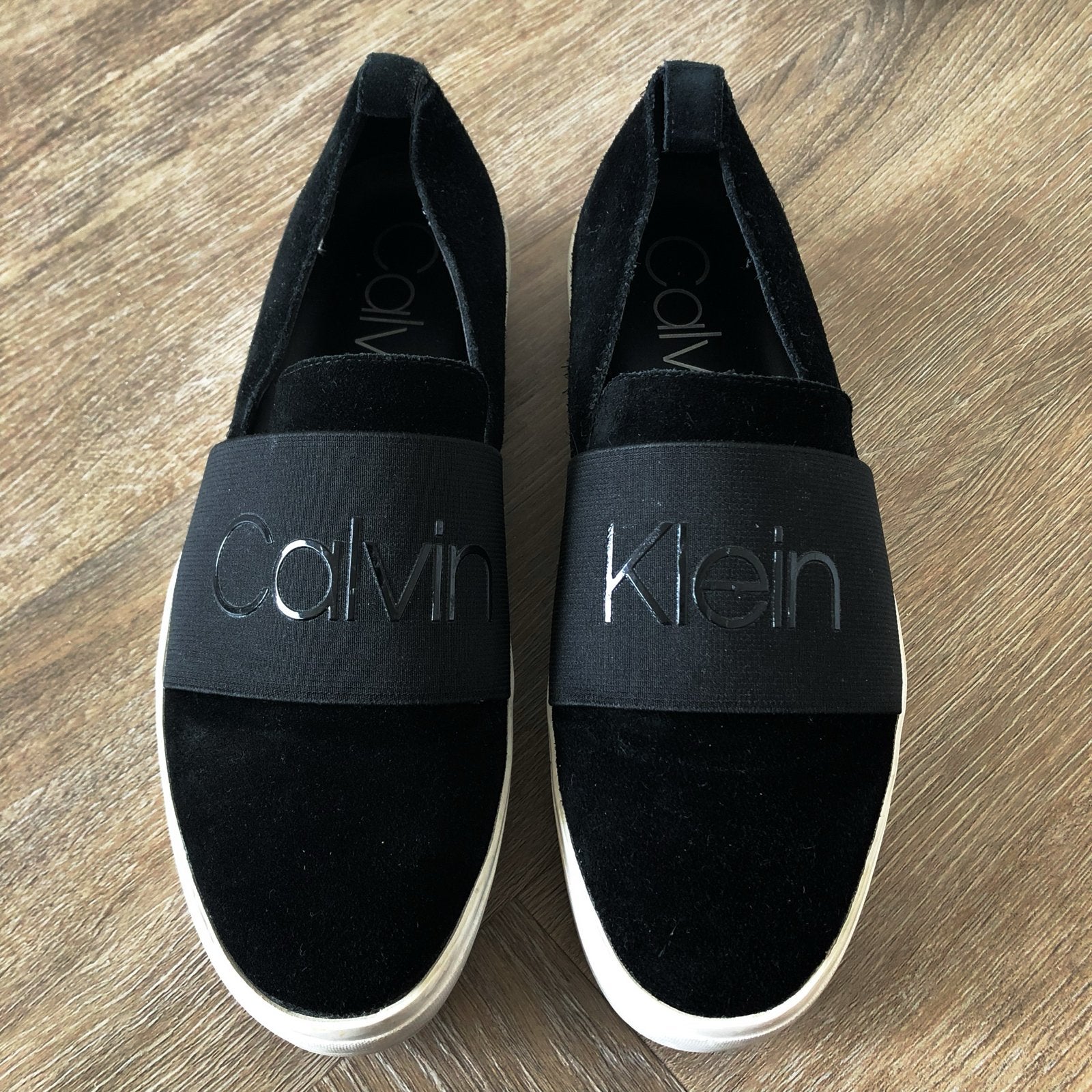 Calvin Klein Jacinta instappers - Maat 36, Ophalen of Verzenden, Gedragen, Zwart, Instappers