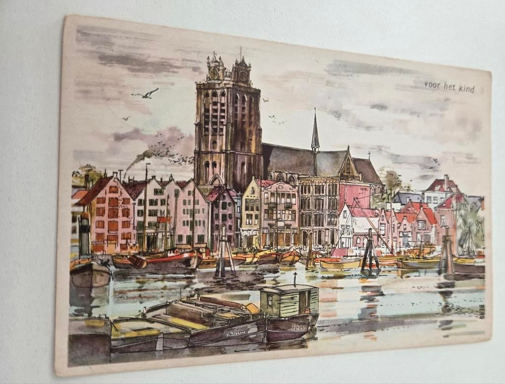Dordrecht - Will Berg - 1961, Verzenden, 1960 tot 1980, Gelopen, Overige thema's