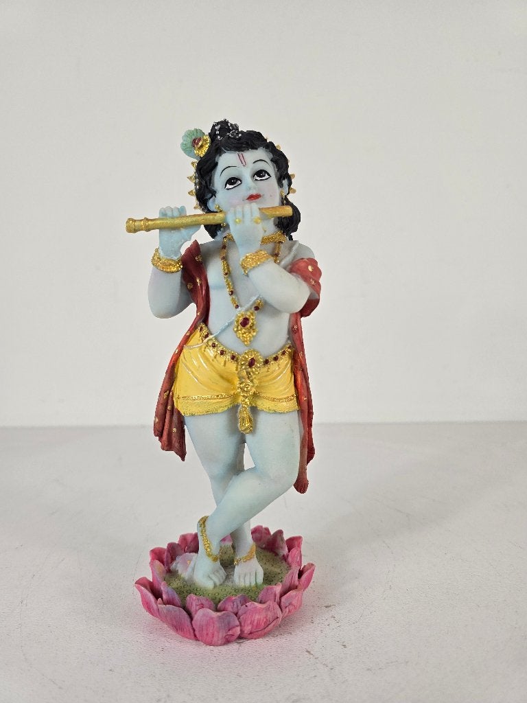 Lord Krishna Venugopala-verschijning polyresin eind 20e eeuw, Ophalen of Verzenden