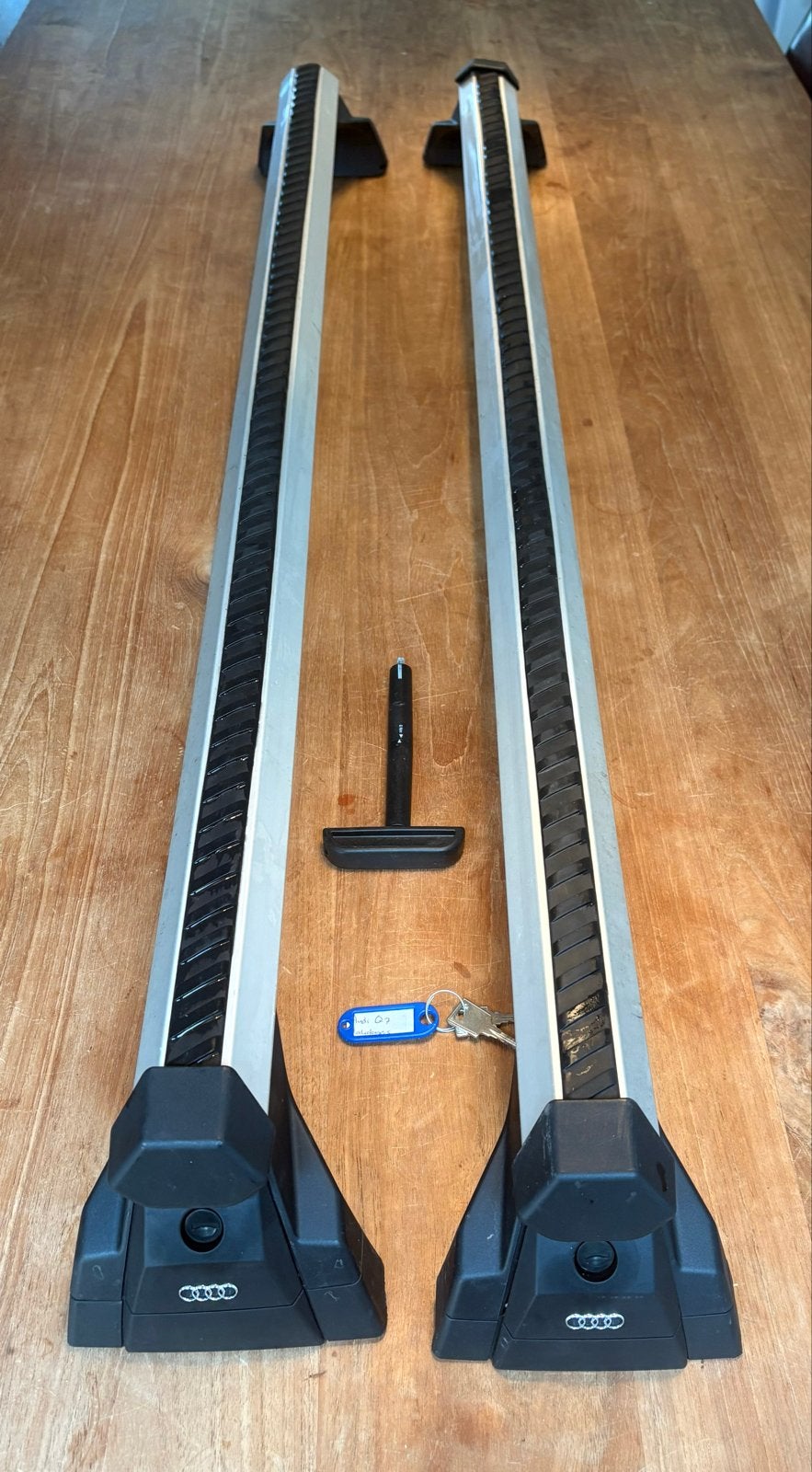 Originele Audi (Q7 / 4M) dakdragers, Auto diversen, Dakdragers, Ophalen of Verzenden, Gebruikt