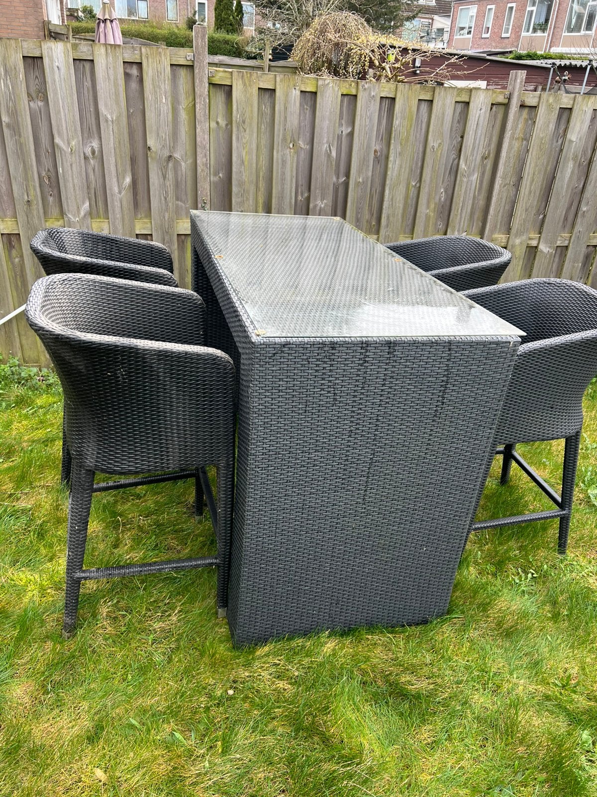 Tuinset, Ophalen, Zo goed als nieuw, 4 zitplaatsen, Tuinset