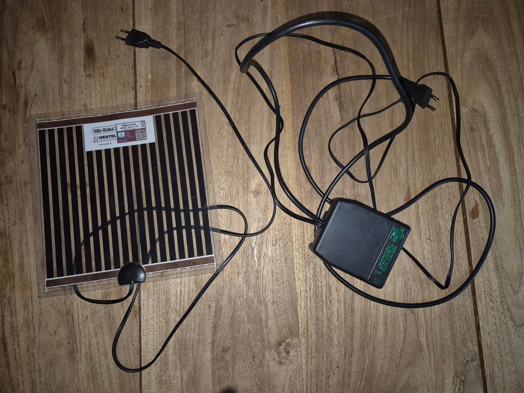 Repti temp 500RE thermostaat, 12w warmte mat, Ophalen