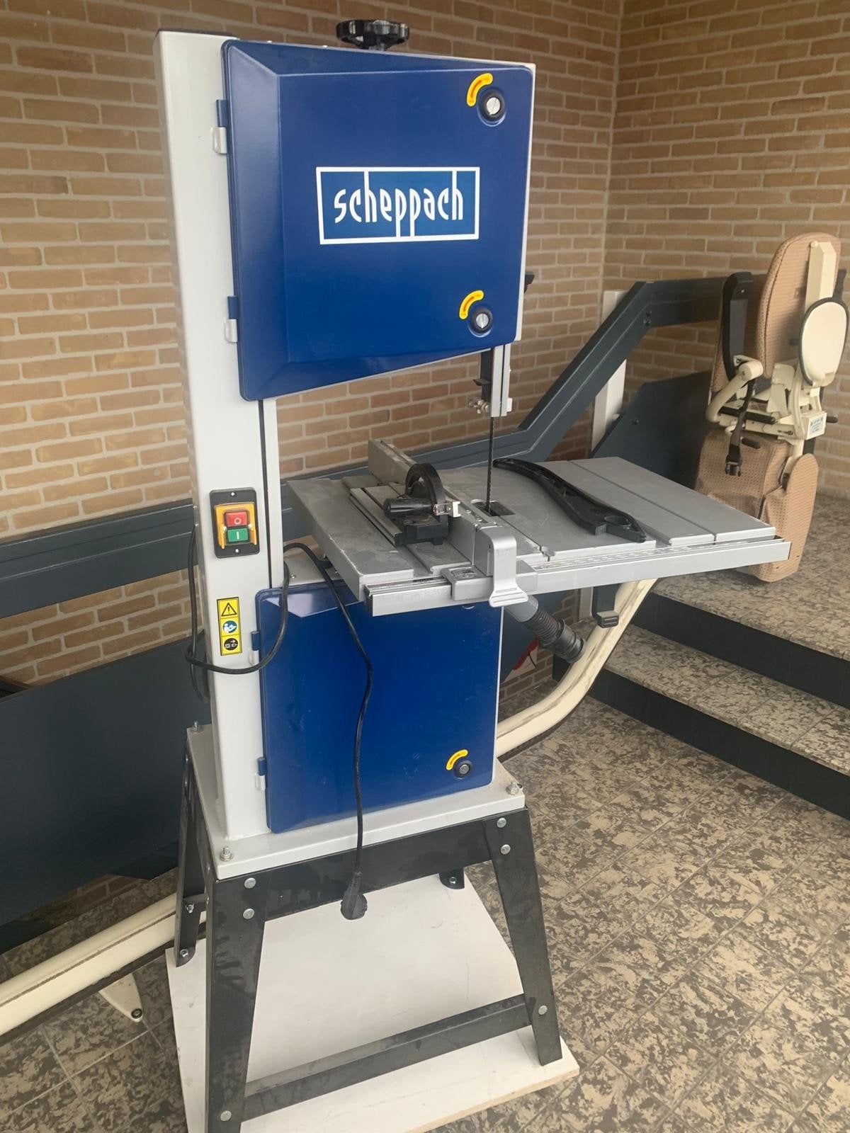 Scheppach HBS 400 Lintzaag - Zeer goede staat, Doe-het-zelf en Verbouw, 600 tot 1200 watt, Ophalen of Verzenden, Zo goed als nieuw