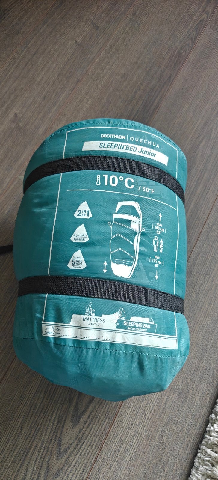 Decathlon Quechua Sleepin'Bed Junior Slaapzak, Ophalen of Verzenden, Zo goed als nieuw