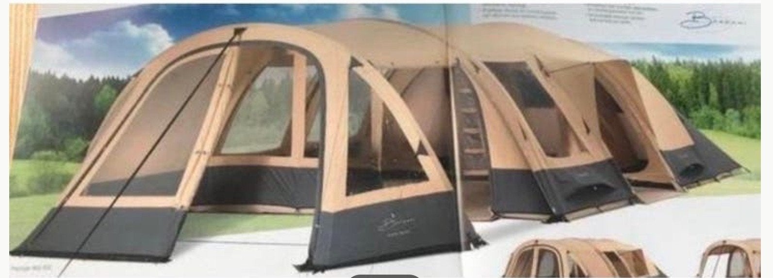Luxe en ruime Bardani Prestige 410 RSC tunneltent, Ophalen, Zo goed als nieuw, Tot en met 5