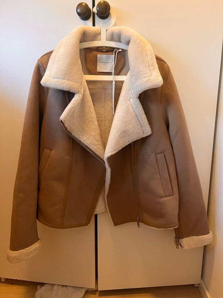 Nieuwe Rino & Pelle Lammy Coat - Maat 40, Kleding | Dames, Ophalen of Verzenden, Nieuw, Maat 38/40 (M), Bruin