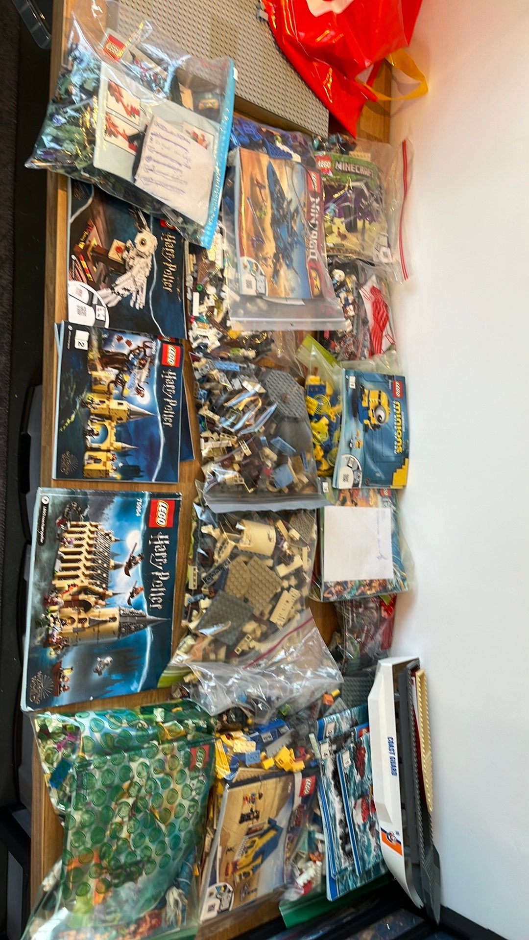 Partij lego sets harry potter star wars ghostbusters minecra, Ophalen, Zo goed als nieuw