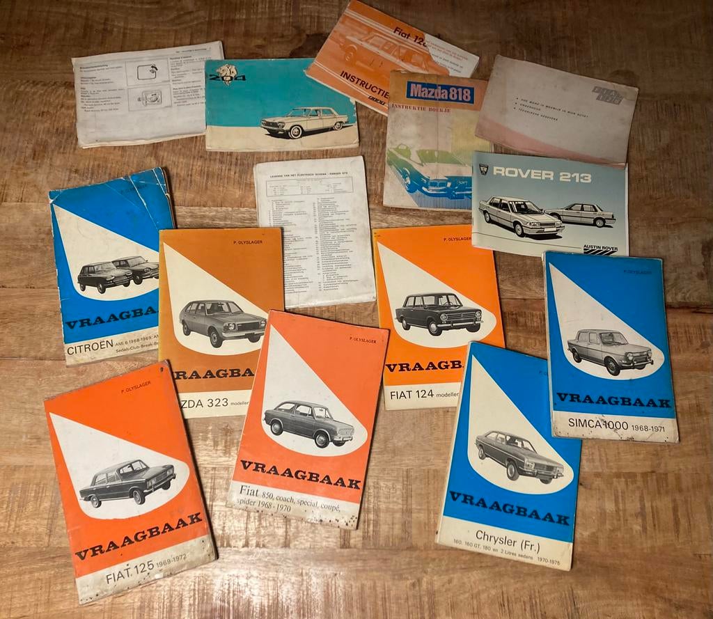 Diverse vraagbaak boeken en instructieboekjes 13 stuks, Ophalen of Verzenden, Gelezen, Algemeen